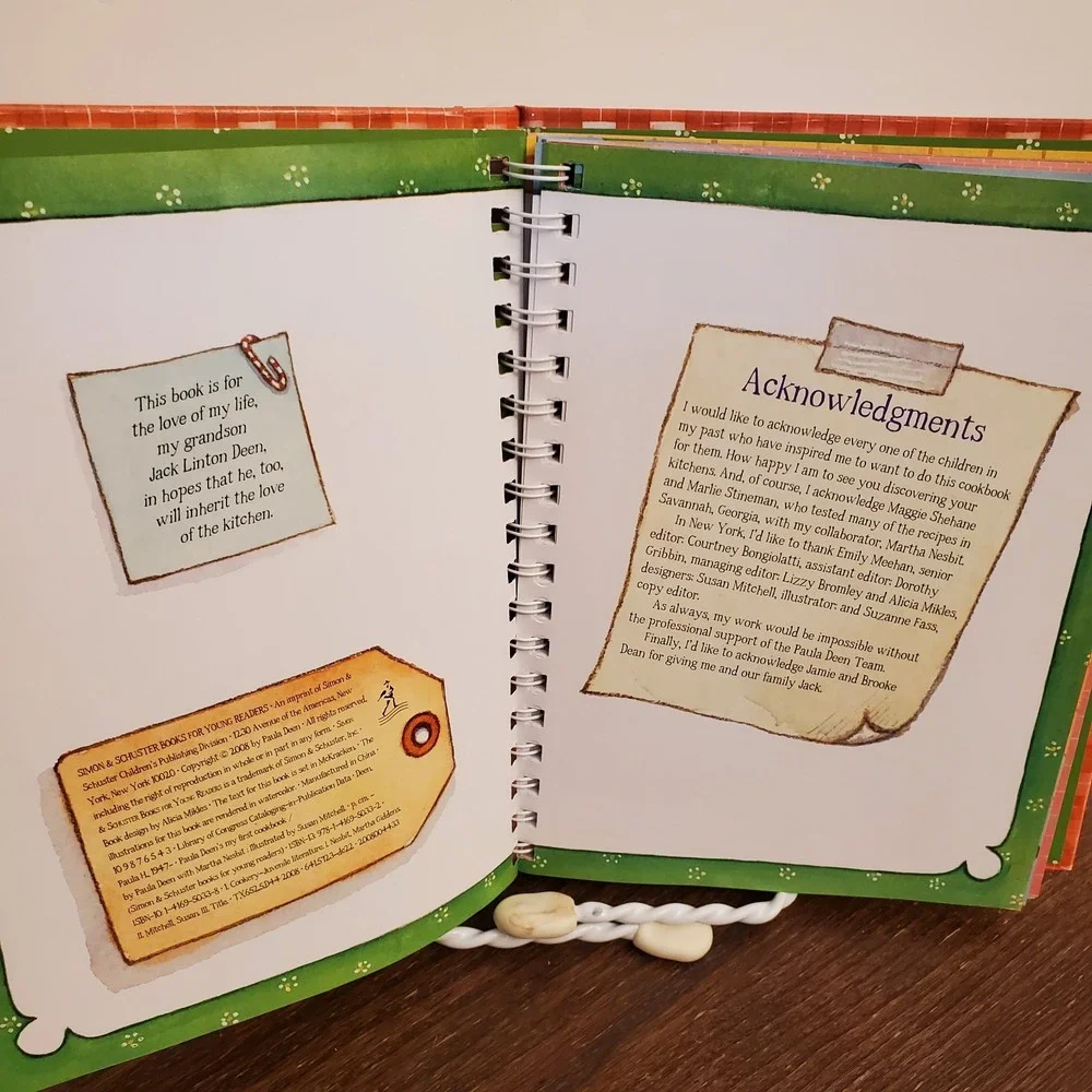 Paula Deen's My 1st Cookbook w/Grandkids by Paula Deen 176 pg Emmy Award Winning